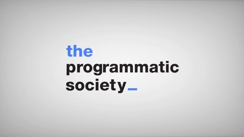 The Programmatic Society in English soon